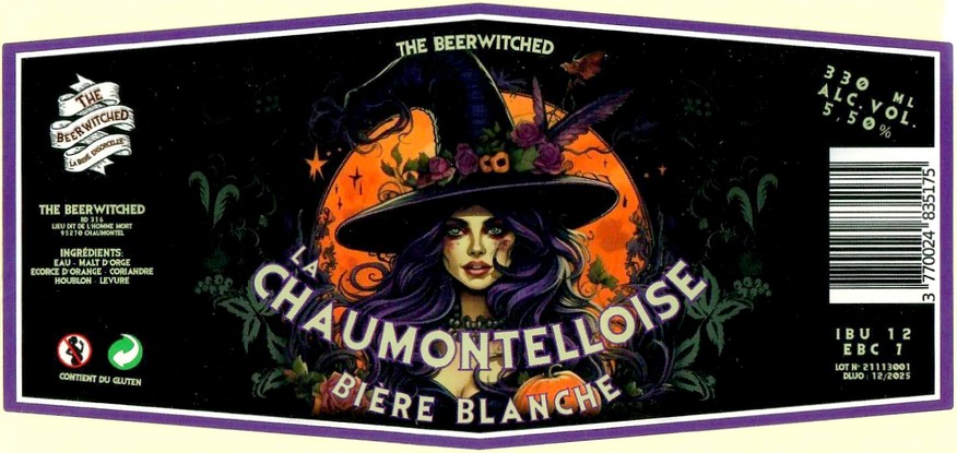 Etiquette BRASSERIE THE BEERWITCHED 11
