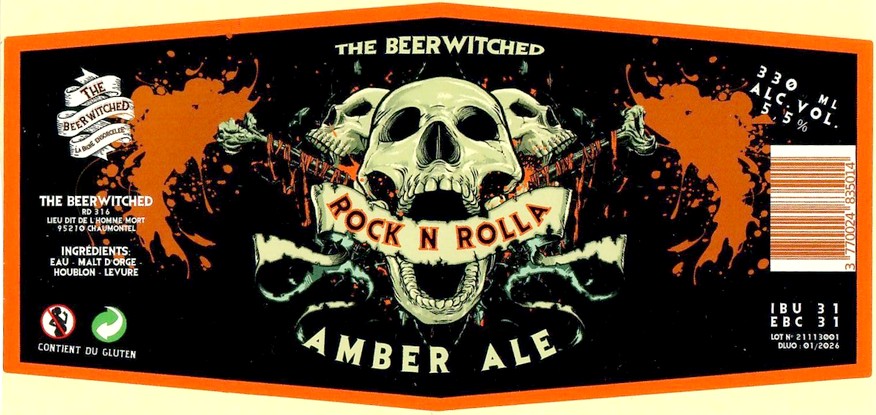 Etiquette BRASSERIE THE BEERWITCHED 14