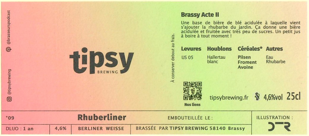 Etiquette BRASSERIE TIPSY 07