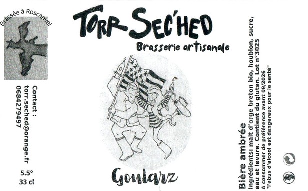 Etiquette BRASSERIE TORR SEC'HED 11