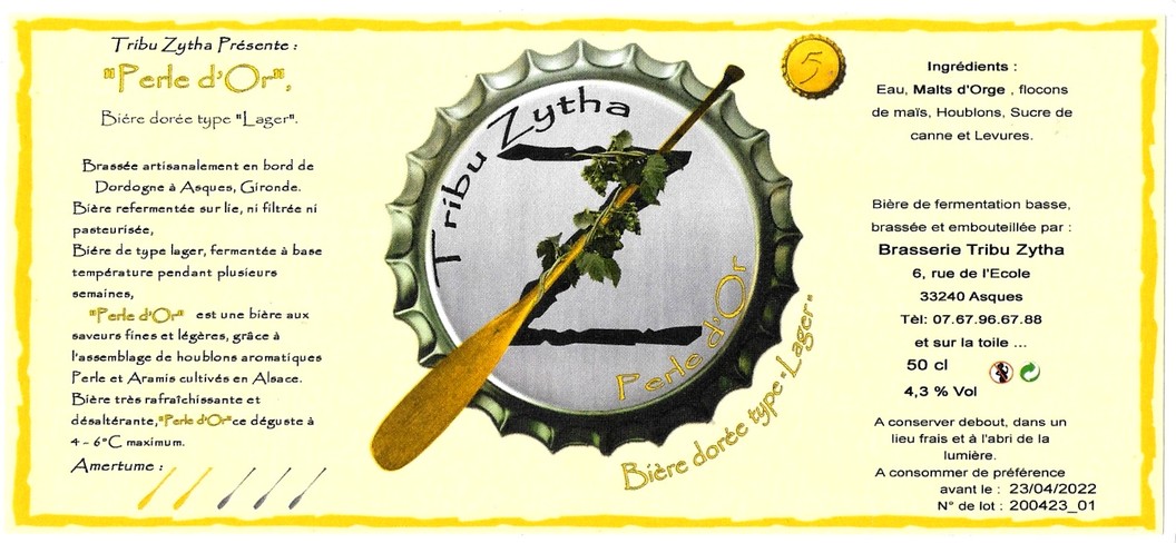 etiquette BRASSERIE TRIBU ZYTHA 09