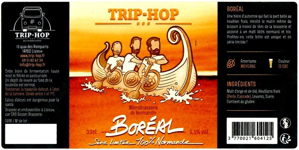 Etiquette BRASSERIE TRIP HOP 06