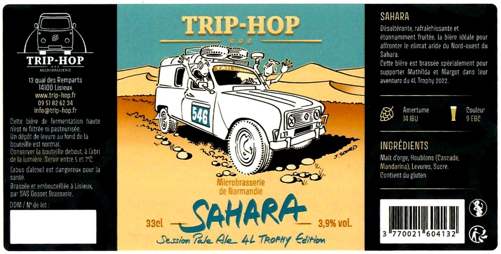 Etiquette BRASSERIE TRIP HOP 07