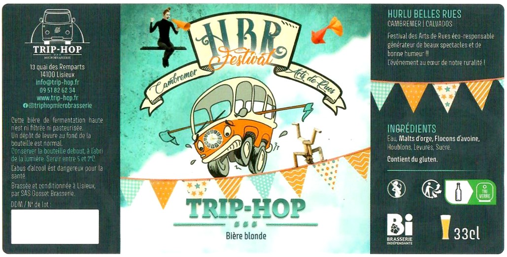 Etiquette BRASSERIE TRIP HOP 13