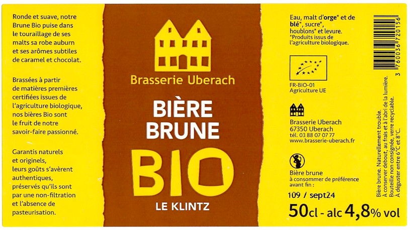 Etiquette BRASSERIE UBERACH 120