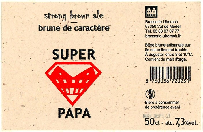 Etiquette BRASSERIE UBERACH 129