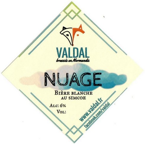 Etiquette BRASSERIE VALDAL 27