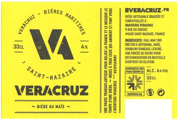Etiquette BRASSERIE VERACRUZ 05