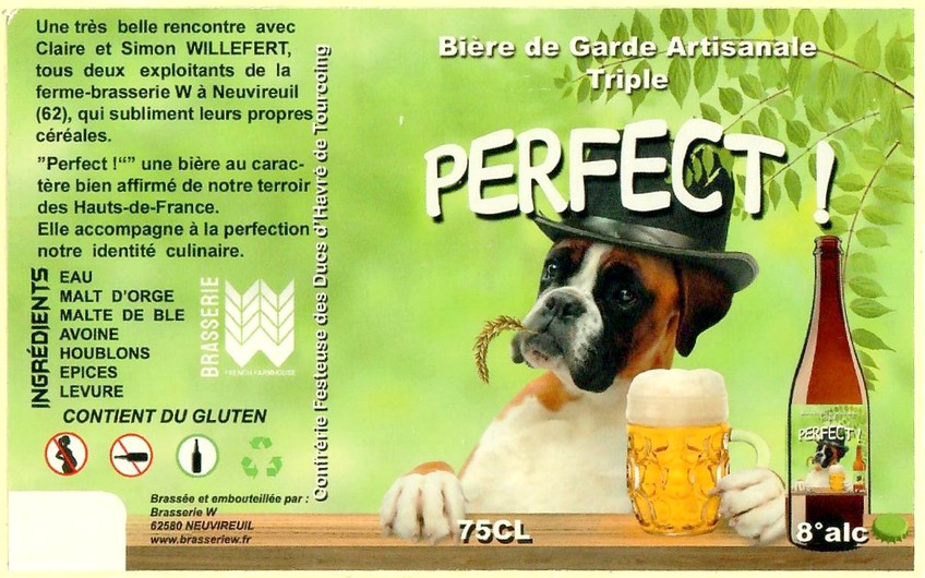 Etiquette BRASSERIE W 06