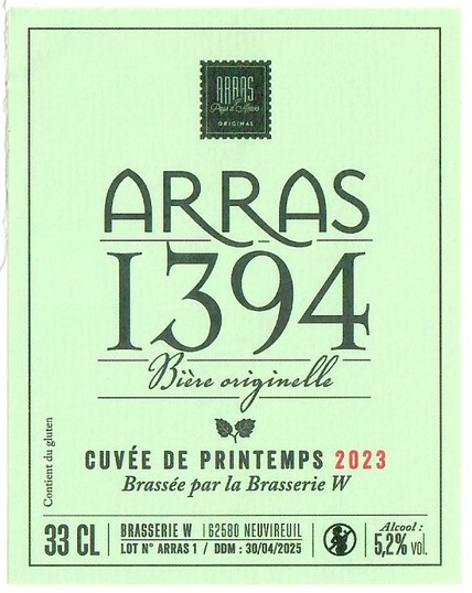 Etiquette BRASSERIE W 07