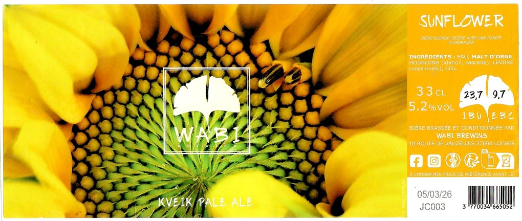 Etiquette BRASSERIE WABI 01