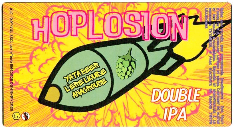 Etiquette BRASSERIE YATA BEER 01