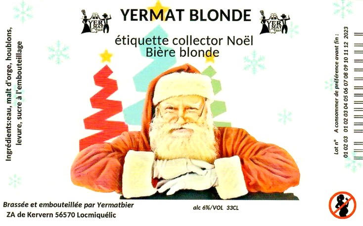 Etiquette BRASSERIE YERMAT 20