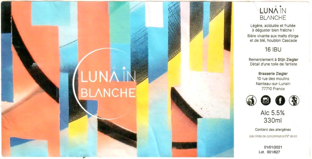 Etiquette BRASSERIE ZIEGLER 11