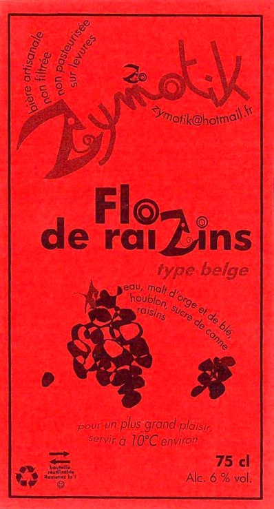 Etiquette BRASSERIE ZYMOTIK 01