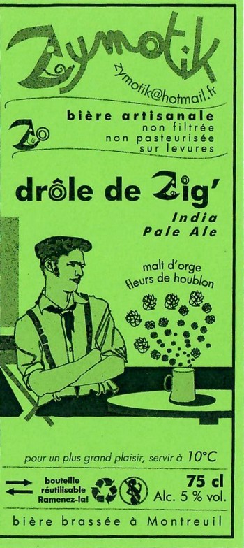 Etiquette BRASSERIE ZYMOTIK 03