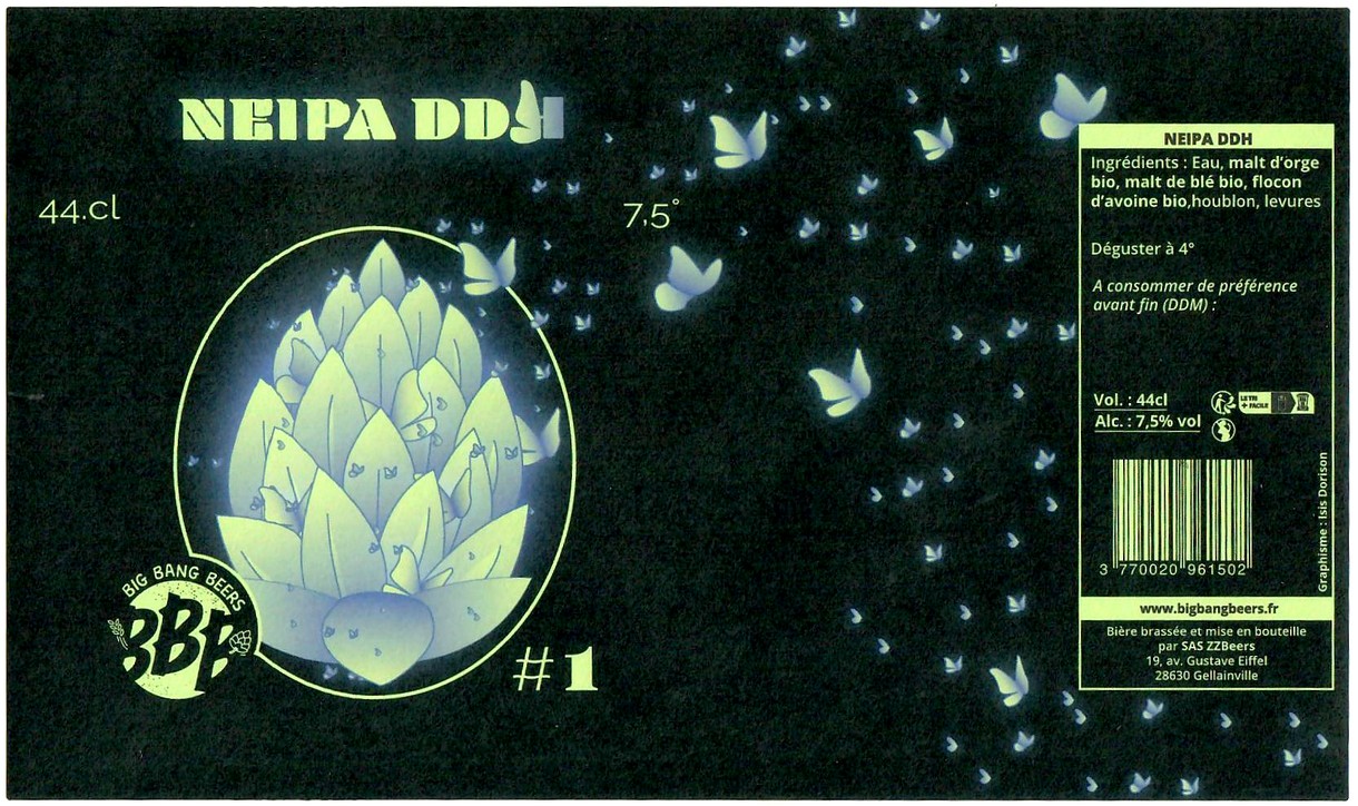 Etiquette BRASSERIE ZZ BEERS 15