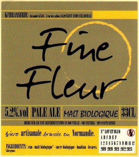 Etiquette KF BRASSERIE 01