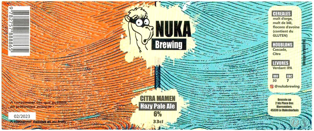 Etiquette LA BRASSERIE FONDAMENTALE 06