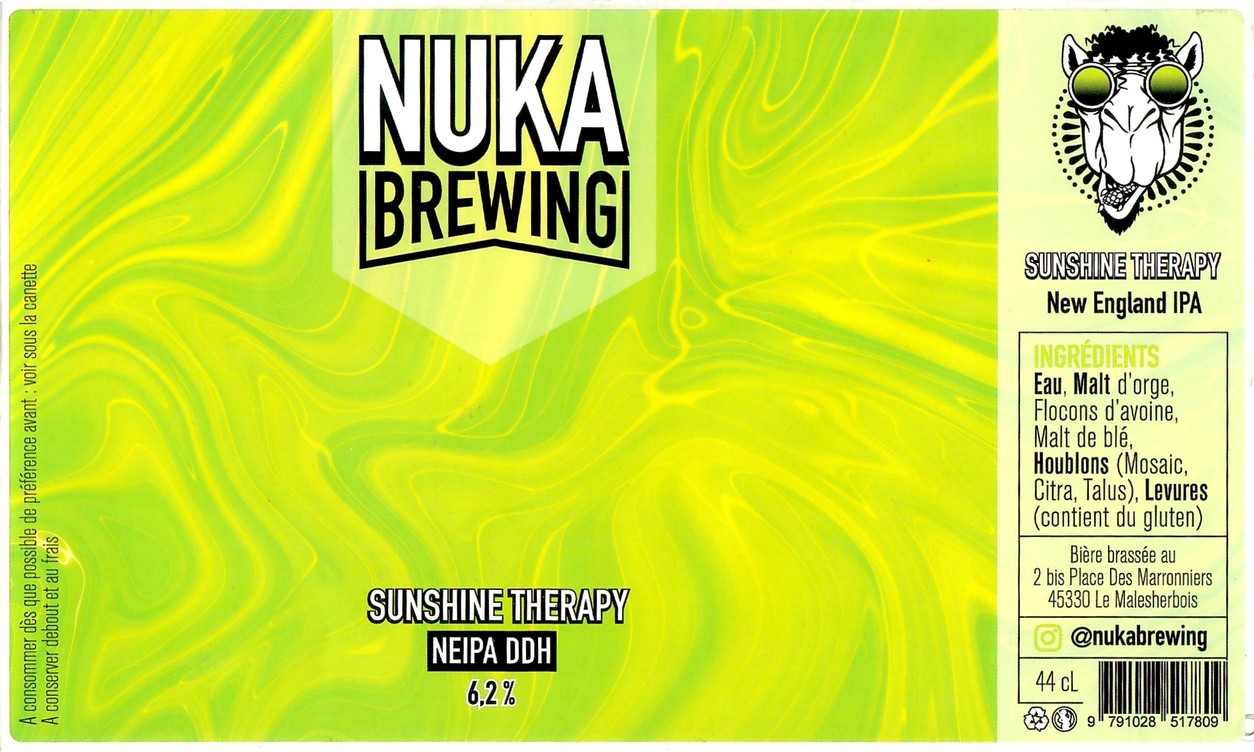 Etiquette LA BRASSERIE FONDAMENTALE 08