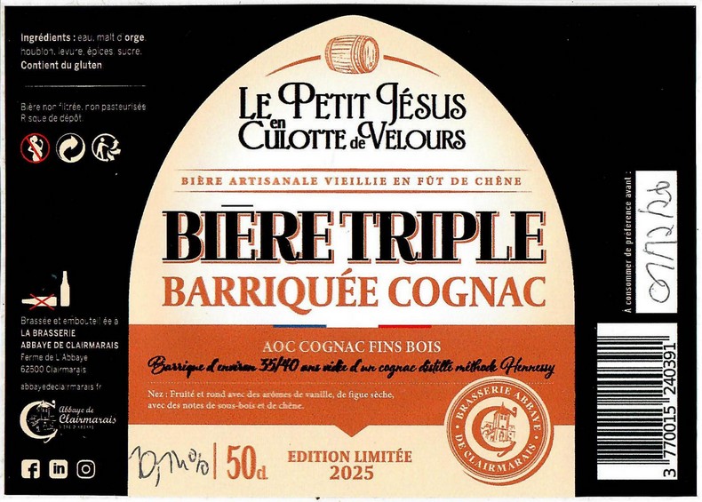 Etiquette BRASSERIE DE CLAIRMARAIS 43