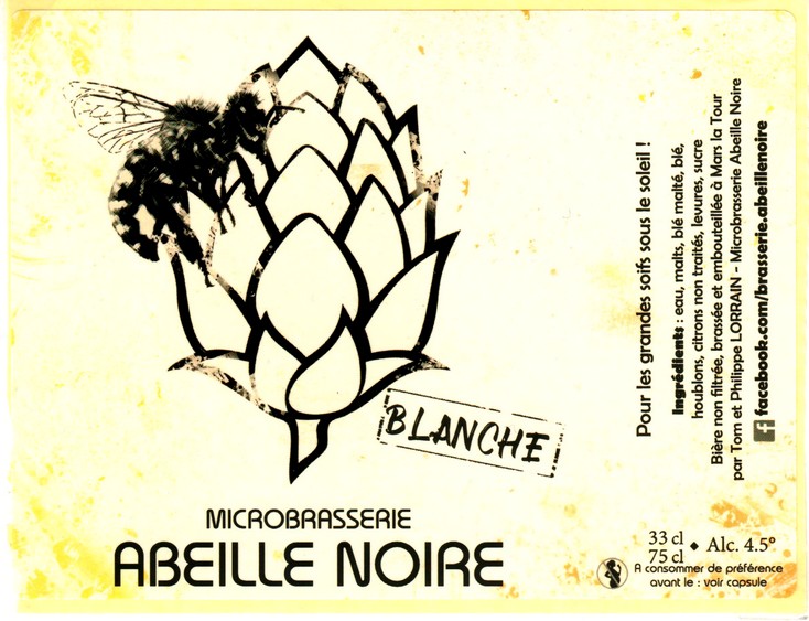 etiquette BRASSERIE ABEILLE NOIRE 03