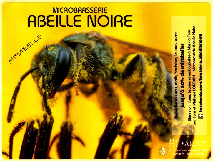 etiquette BRASSERIE ABEILLE NOIRE 09