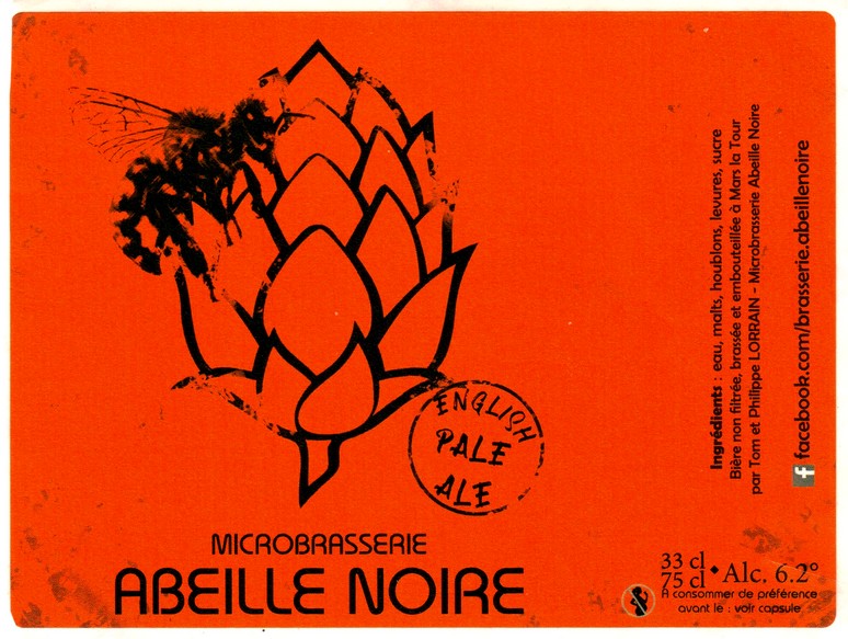 etiquette BRASSERIE ABEILLE NOIRE 13