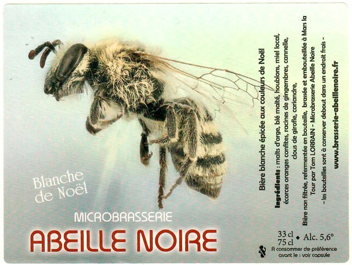 Etiquette BRASSERIE ABEILLE NOIRE 22