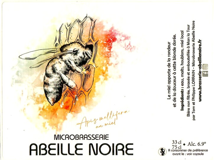 Etiquette BRASSERIE ABEILLE NOIRE 26