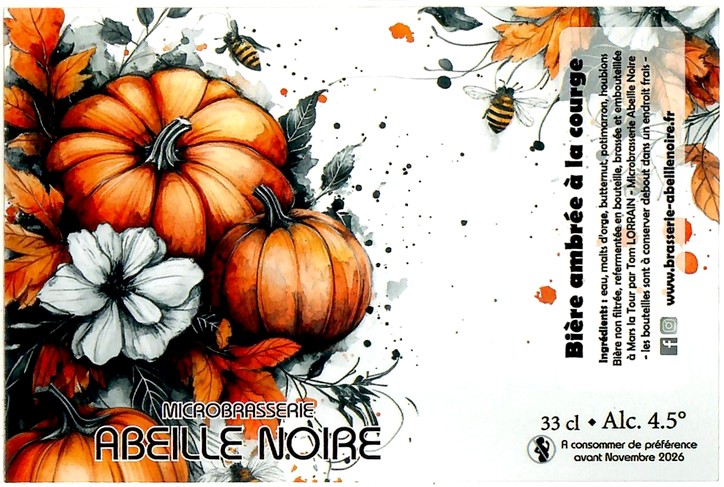 Etiquette BRASSERIE ABEILLE NOIRE 33