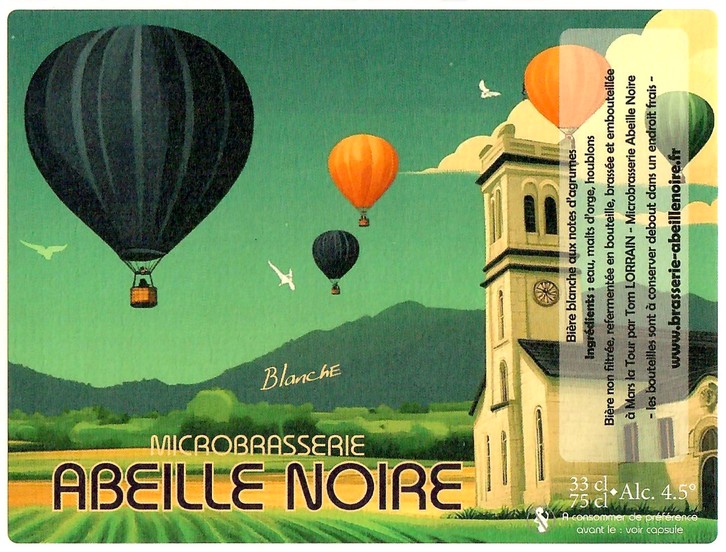 Etiquette BRASSERIE ABEILLE NOIRE 36