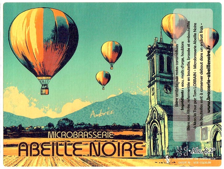 Etiquette BRASSERIE ABEILLE NOIRE 39