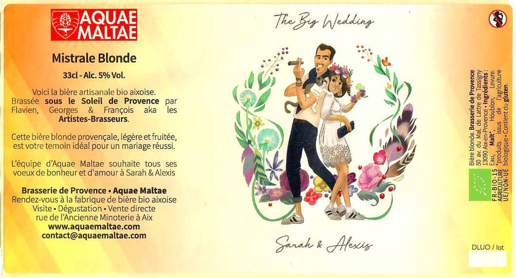 Etiquette BRASSERIE AQUAE MALTAE 31