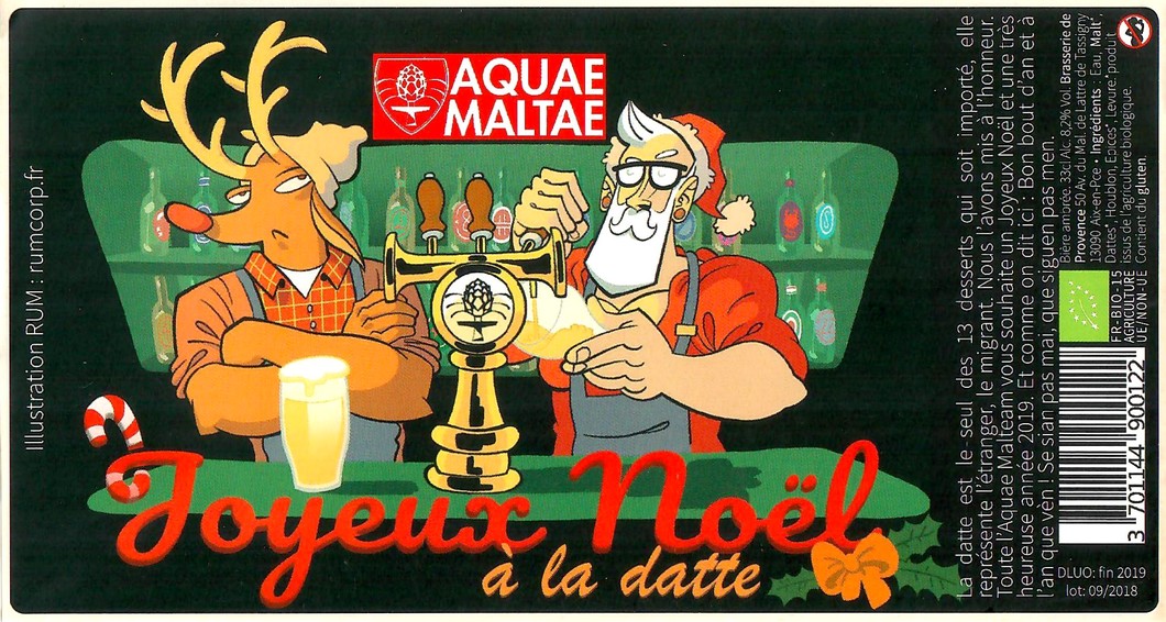 Etiquette BRASSERIE AQUAE MALTAE 33