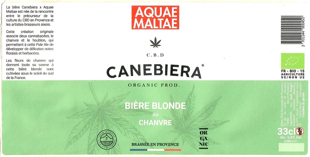 Etiquette BRASSERIE AQUAE MALTAE 34