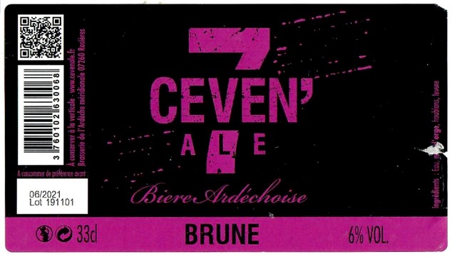 Etiquette BRASSERIE ARDECHE MERIDIONALE 31