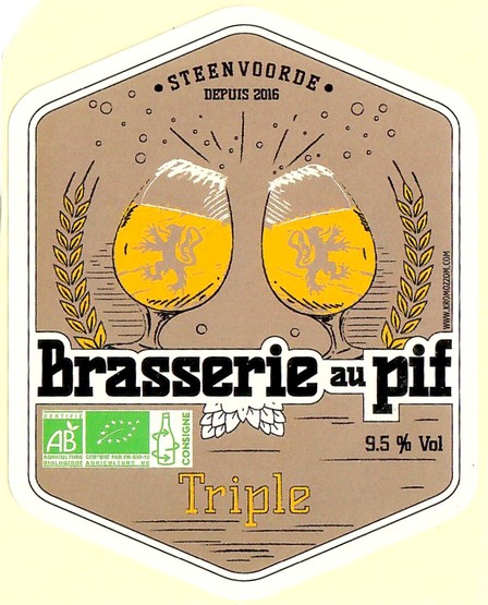 Etiquette BRASSERIE AU PIF 31
