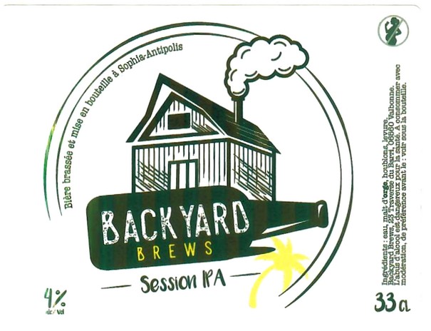 etiquette BRASSERIE BACKYARD ALES 08