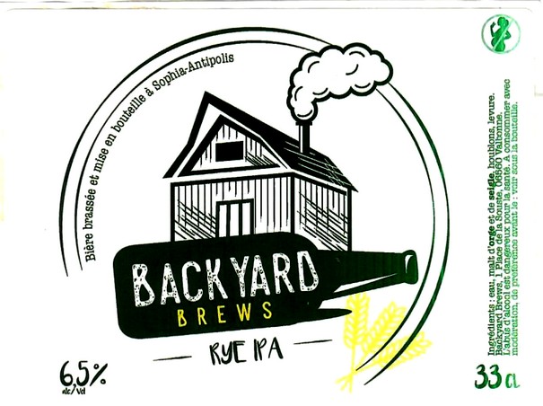 etiquette BRASSERIE BACKYARD ALES 09