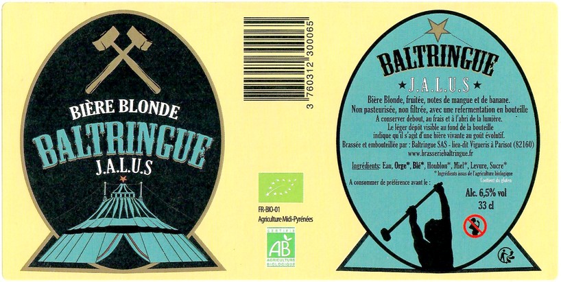 Etiquette BRASSERIE BALTRINGUE 04