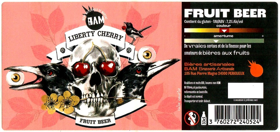 Etiquette BRASSERIE BAM 113