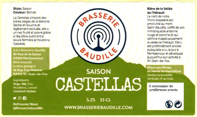 etiquette BRASSERIE BAUDILLE 02