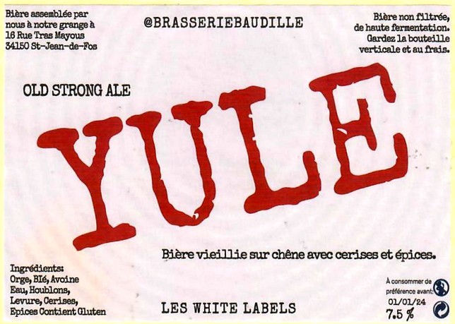 etiquette BRASSERIE BAUDILLE 10