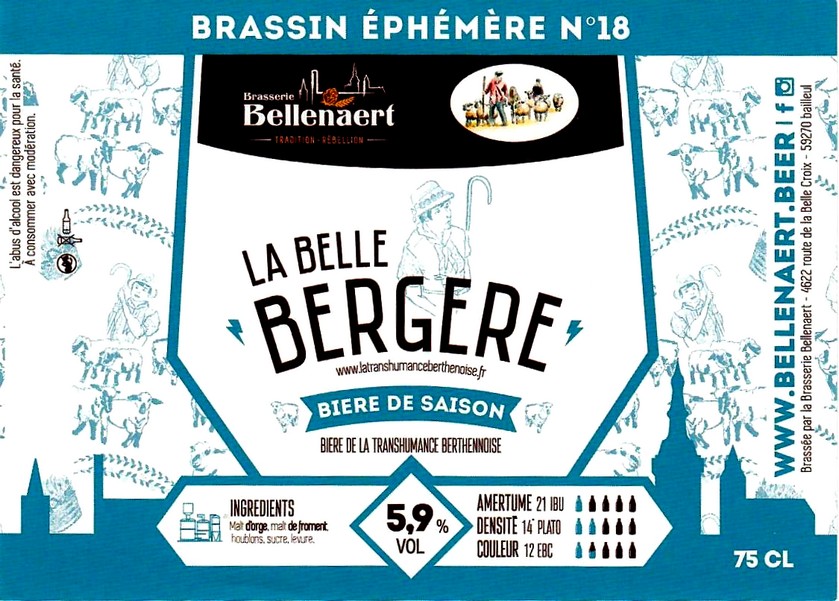 etiquette BRASSERIE BELLENAERT 113