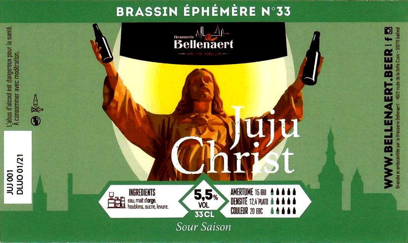 etiquette BRASSERIE BELLENAERT 125