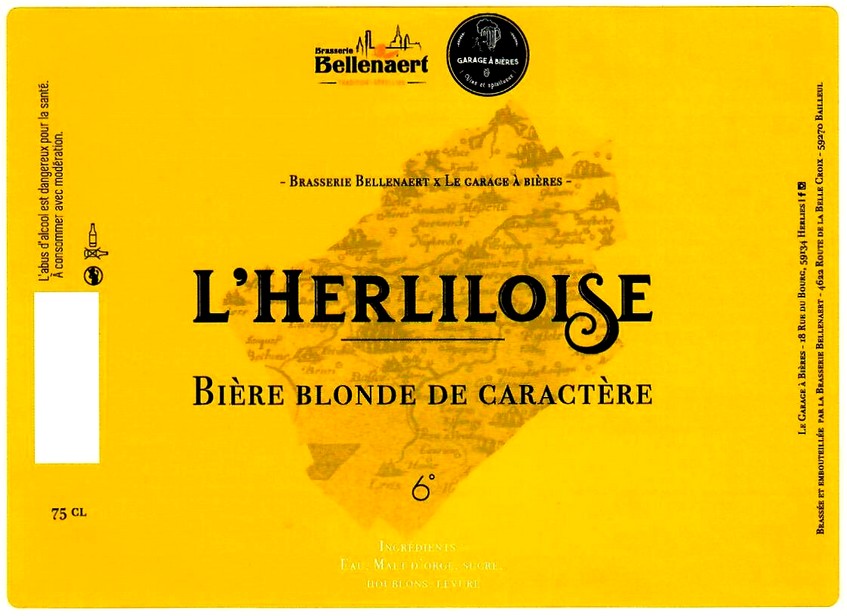 etiquette BRASSERIE BELLENAERT 144