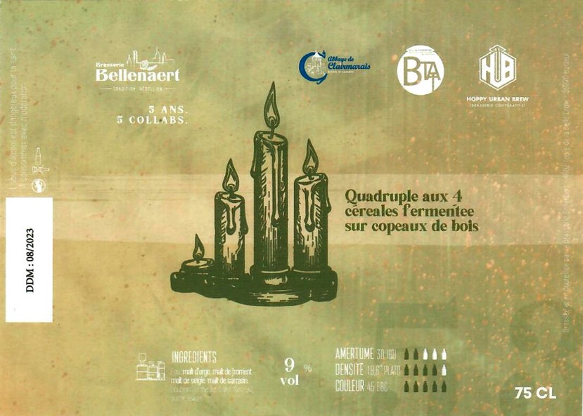 Etiquette BRASSERIE BELLENAERT 181