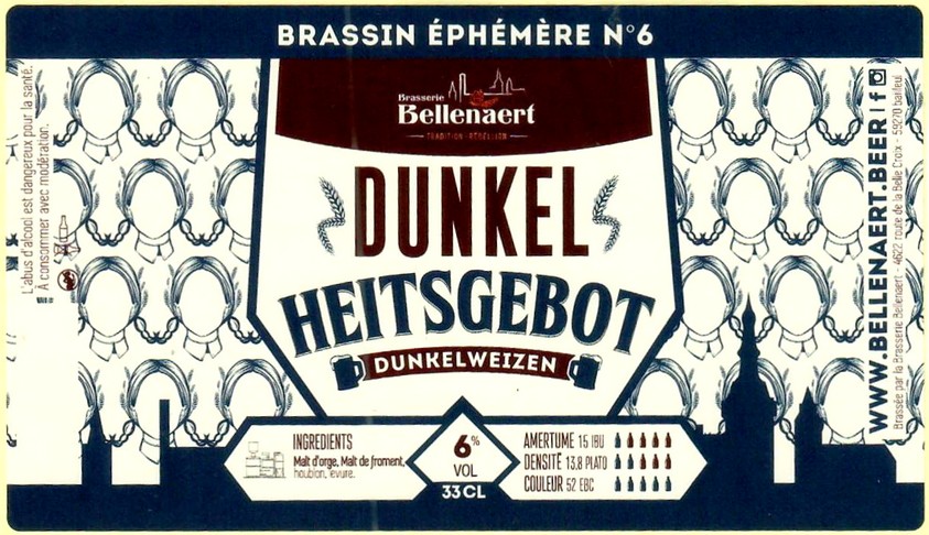 Etiquette BRASSERIE BELLENAERT 190