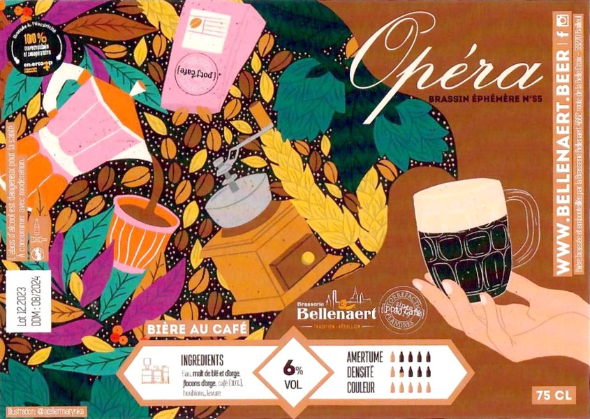 Etiquette BRASSERIE BELLENAERT 235